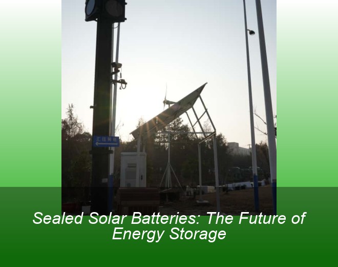 Sealed Solar Batteries: The Future of Energy Storage